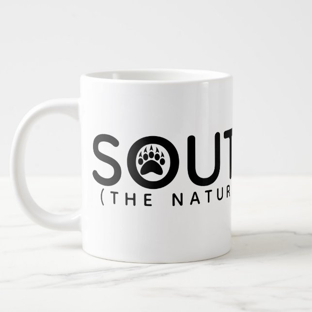 Tasse géante Southpaw (L'évolution naturelle) Café (Gauche)