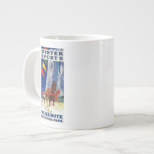Tasse Géante Sports d'hiver à Yosemite PosterYosemite, CA