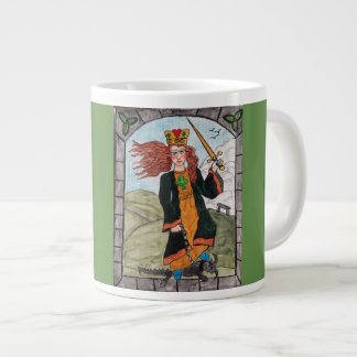 Tasse Géante St Dymphna, Patron Saint des Afflictions Mentales