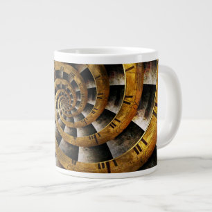 Tasse Géante Steampunk - Horloge - Le flux du temps