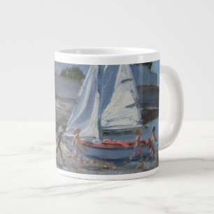 Tasse Géante Sur blanc Mer France de Palais de voilier