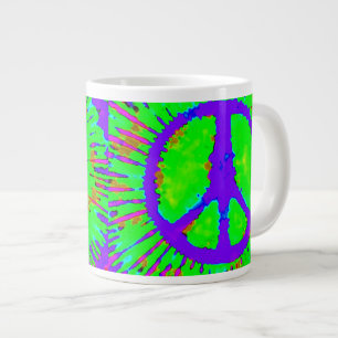 Tasse Géante SYMBOLE Abstrait DE Cravate Psychédélique-Dye DE L