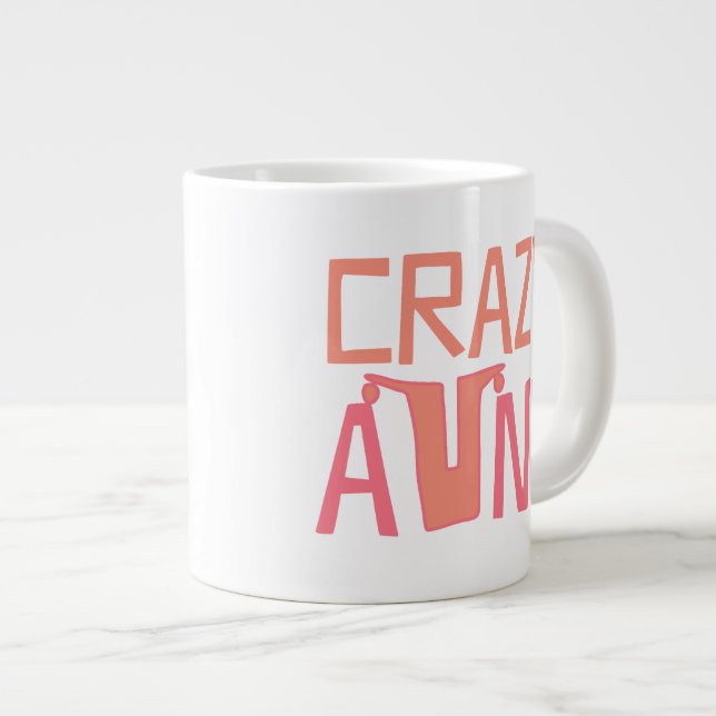 Tasse Géante Tante folle (Devant droit)