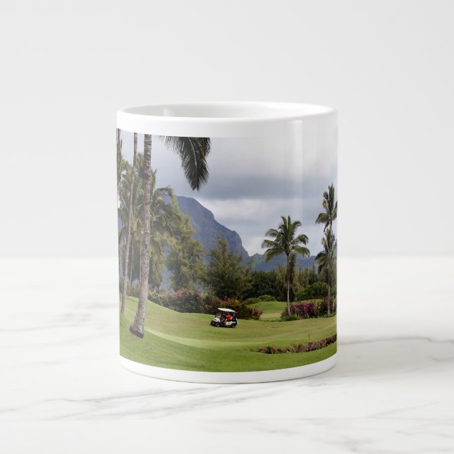 Tasse Géante Terrain de golf de baie de Poipu, Kauai, Hawaï (Devant)