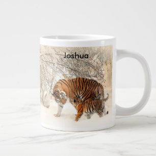 Tasse Géante Tiger, mère et petit bonbon