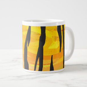 Tasse Géante Tiger noir et orange