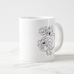 Tasse Géante Tom Et Jerry   Tom Et Jerry Rient