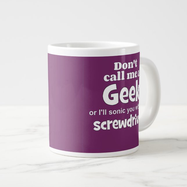 Tasse Géante tournevis geek wf (Devant droit)