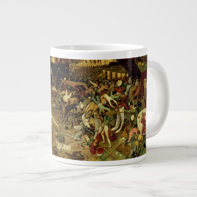 Tasse Géante Triumph de la mort, c.1562 (huile sur le panneau) (Devant droit)