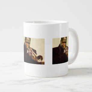 Tasse Géante Trompettiste de jazz