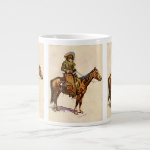 Tasse Géante Un cowboy de l'Arizona par Remington, Ouest Vintag