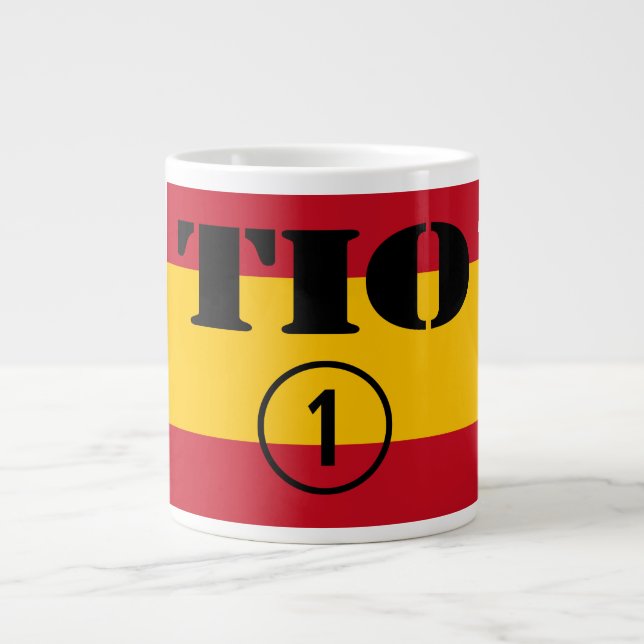 Tasse Géante Uncles espagnols : Tio Numero Uno (Devant)