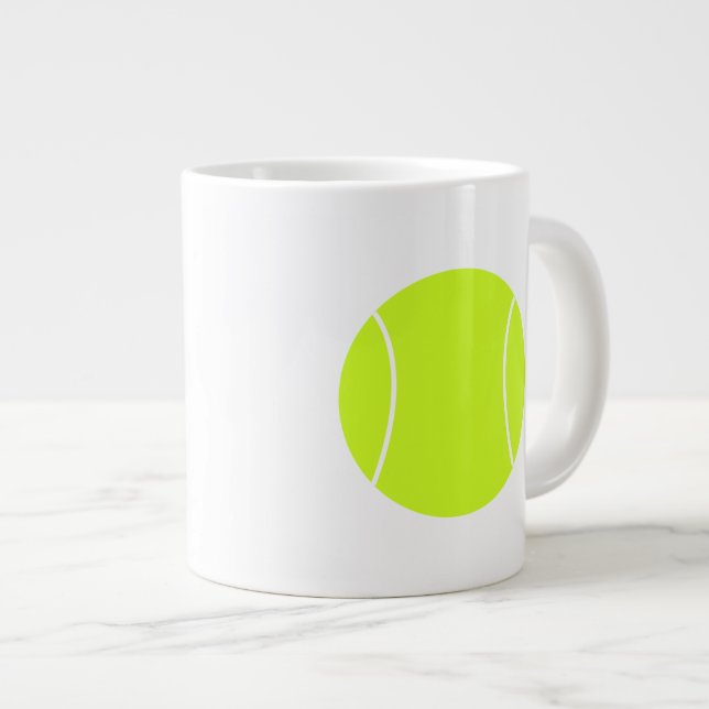 Tasse Géante Une simple balle de tennis (Devant droit)
