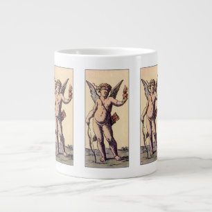 Tasse Géante Valentines Cupidon Bandana, Carte de Tarot Vintage