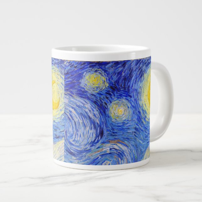 Tasse Géante Van Gogh , “Starry Night” (Devant droit)