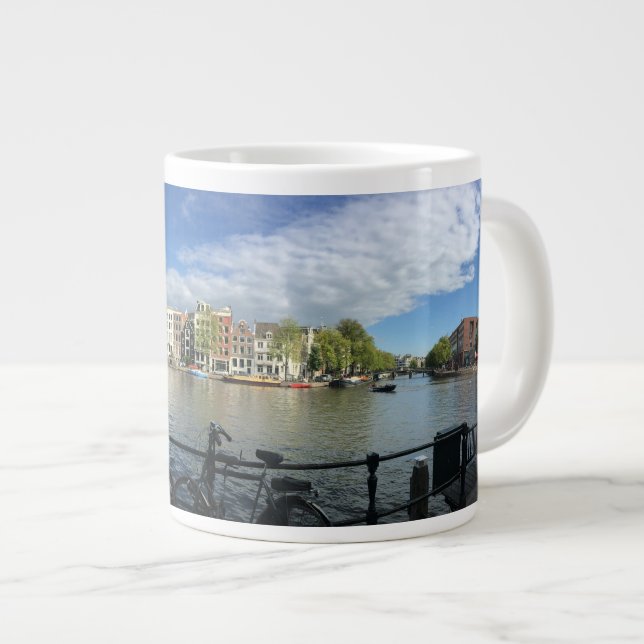 Tasse Géante Vélo à Amsterdam (Devant droit)