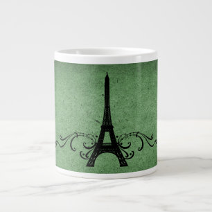 Tasse Géante Vert Vintage Français