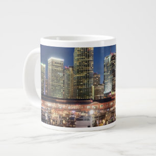 Tasse Géante Ville d'horizon de Miami en Floride