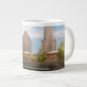 Tasse Géante Ville - RI - Providence - La ville de Providence