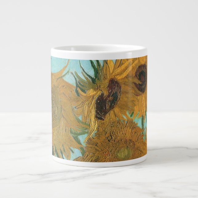 Tasse Géante Vincent van Gogh - Vase avec douze tournesols (Devant)