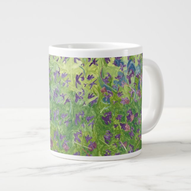 Tasse Géante Violettes douces 2012 (Devant droit)