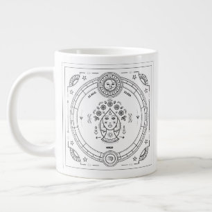 Tasse Géante Virgo Zodiac fête d'anniversaire personnalisée