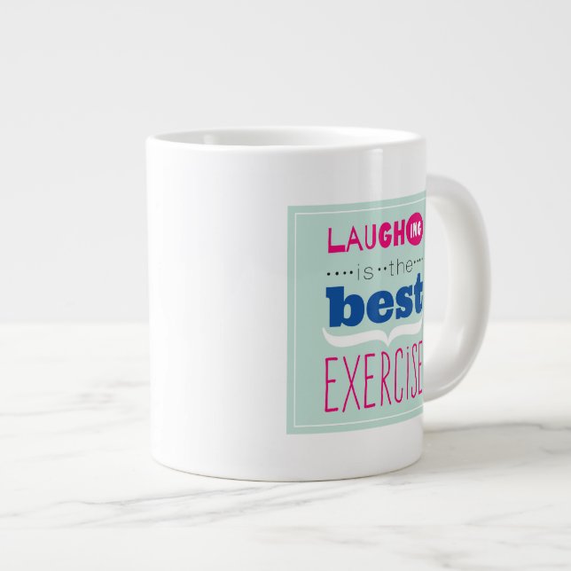 Tasse Géante Vivez la vie (Devant droit)