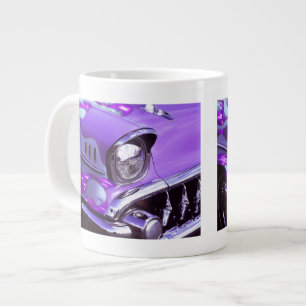 Tasse Géante Voiture classique : Chevrolet avec capot en feu