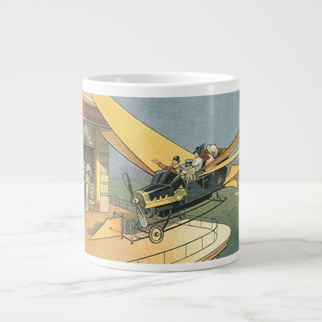 Tasse Géante Voiturée décapotable de science-fiction Steampunk  (Devant)
