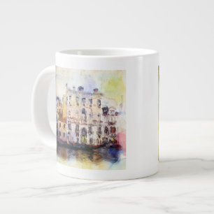 Tasse Géante Vues de Venise réalisées en aquarelle artistique