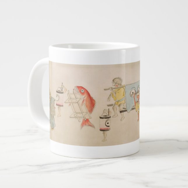 Tasse Géante Yokai japonais Vintage (Devant gauche)