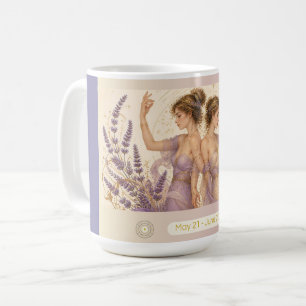 Tasse Gemini Lavande Art Nouveau