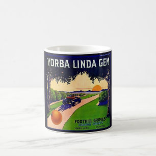 Tasse gemme de Yorba Linda