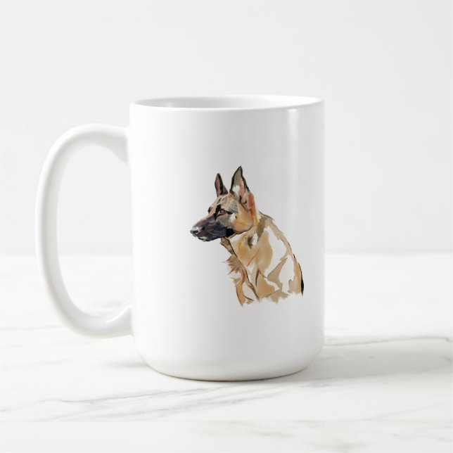 Tasse German Shepherd – Tasse à café pour maman de (Gauche)