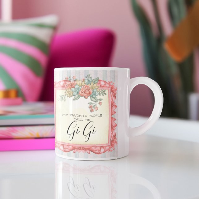 Tasse Gigi Café - Cadeau pour grands-parents (Créateur téléchargé)