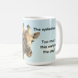 Tasse, girafe, tasse à café "Je suis prêt pour mon