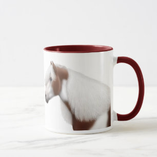 Tasse gitane de chevaux de peinture