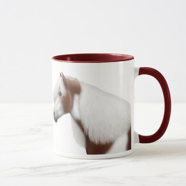 Tasse gitane de chevaux de peinture (Droite)