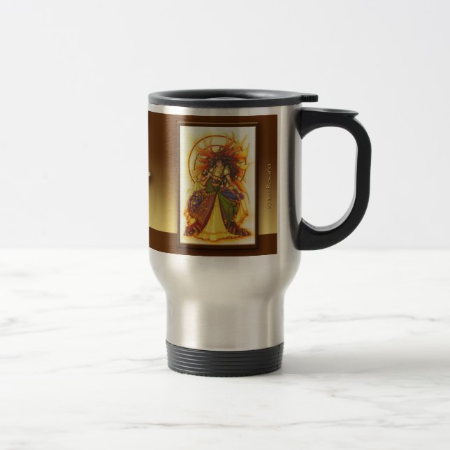 Tasse gitane de voyage de Faery de danseur (Droit)