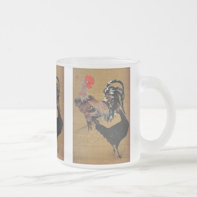 Tasse Givré 大鶏雌雄図 , Itoh Gyakucyu (Droit)