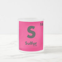 16 Tableau du soufre | des éléments périodique