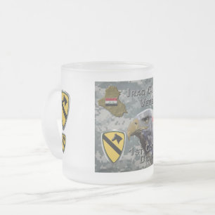Tasse Givré 1re division de cavalerie - Iraq Veteran