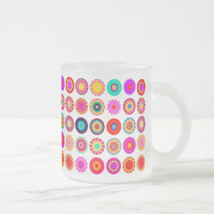 Tasse Givré 25 Mandalas fractales - Customisé