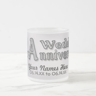Tasse Givré 25e anniversaire - Argent - Personnaliser