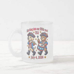 Tasse Givré 4 juillet USA 250e anniversaire Semiquincentenaire