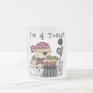 Tasse Givré 4e anniversaire Pirate Tshirts et cadeaux