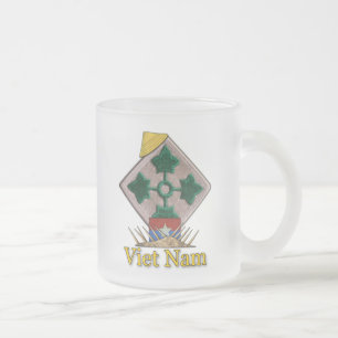 Tasse Givré 4e division d'infanterie INF DIV Guerre du Vietnam