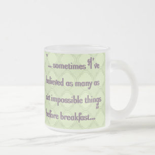 Tasse Givré 6 choses impossibles avant petit déjeuner
