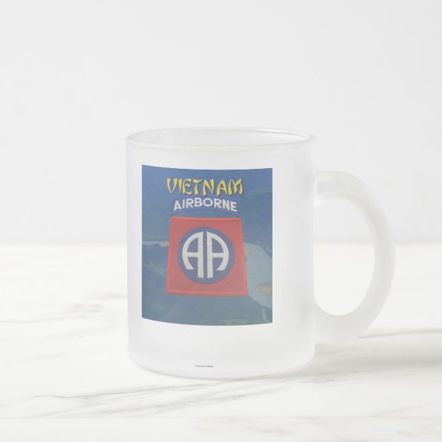 Tasse Givré 82e division aéroportée patchs de l'armée vétéran  (Droit)