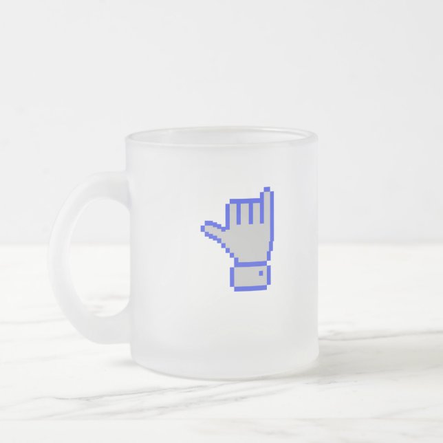 Tasse Givré 8 bits mou (Gauche)